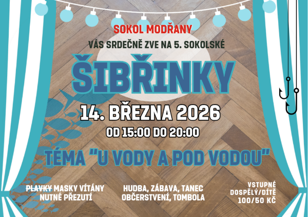 Šibřinky Sokol Modřany 2026